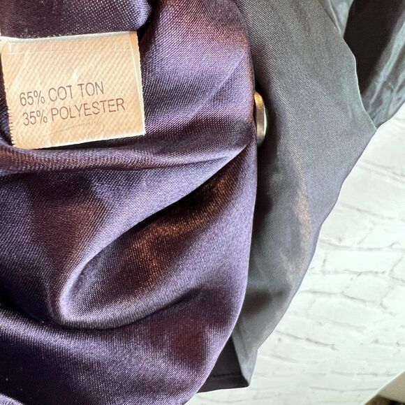 3.1 Phillip Lim beaded crystal neckline rain coat with tulip skirt jacket size M - Picture 11 of 11